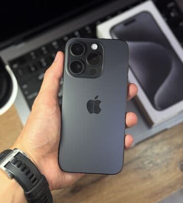 ноутбук эпл цена бишкек: IPhone 15 Pro, Б/у, 256 ГБ, Black Titanium, Кабель, 87 % — 1