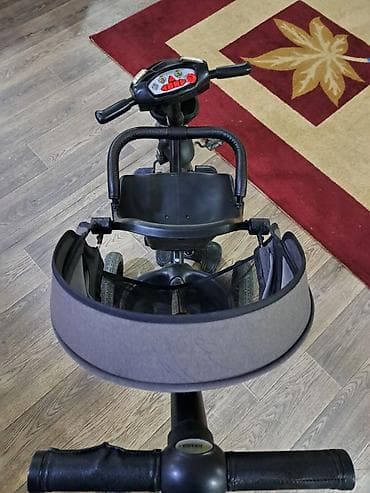 фикс тмл: Детская прогулочная коляска + трехколесный велосипед-каталка с ручкой — 5