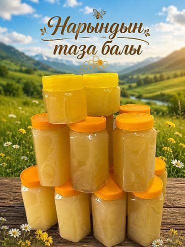 луг: Нарынский чистый мёд - Натуральный цветочный мёд из горных лугов — 1