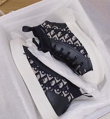 Кроссовки и спортивная обувь: Мужские кроссовки, 37, Dior, Новый, цвет - Синий, Платная доставка — 1