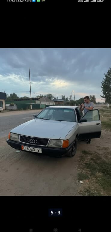 Audi 100: 1990 г., 2 л, Механика, Бензиновая, Седан at lalafo.kg Audi 100: 1990 г., 2 л, Механика, Бензиновая, Седан