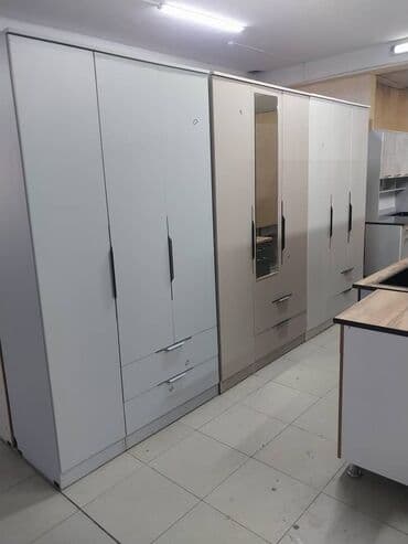 шкаф для одежды из ткани: Шкаф для одежды, Новый, Прямой, ЛДСП — 18