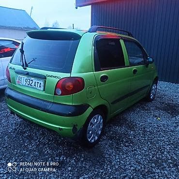 Транспорт: Daewoo Matiz: 2004 г., 0.8 л, Кол менен иштөөчү, Бензин, Хетчбек — 3
