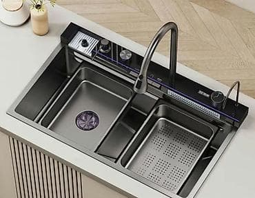 мойки кухонные: Кухонная мойка с интеллектуальной панелью и многофункциональным — 7