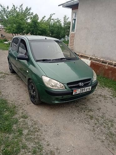 Hyundai Getz: 2006 г., 1.4 л, Кол менен иштөөчү, Бензин, Хетчбек — 1
