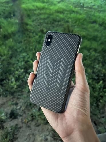 google fold: IPhone Xs, Б/у, 64 ГБ, Серебристый, Чехол, 75 % — 6