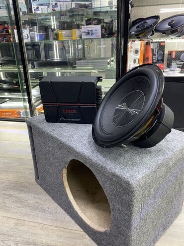 радио колонки: Pioneer!! Сабвуфер компании пионер! Все компоненты оригинальные! — 1