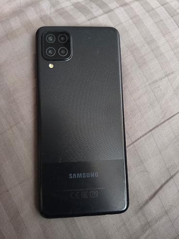 Samsung Galaxy A12, Б/у, 32 ГБ, цвет - Черный