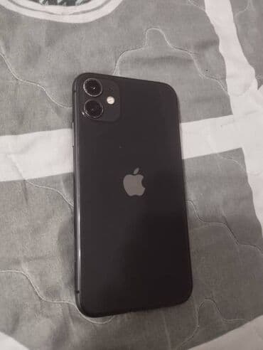 Акылдуу сааттар: IPhone 11, Колдонулган, 64 ГБ, Кара, Заряддоочу түзүлүш, Коргоочу айнек, 100 % — 4