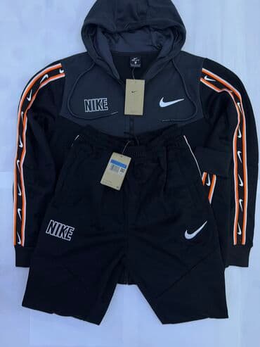 mango: Мужской спортивный костюм, M, Nike, Новый, цвет - Черный, Самовывоз — 1