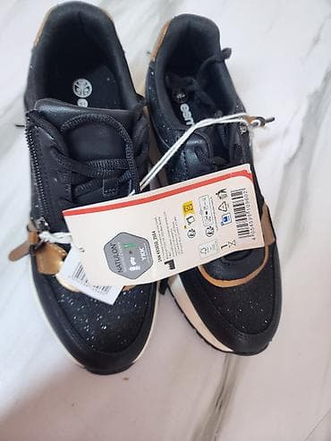 кроксы crocs: Кроссовки Esmara - Размер: EU 37 (UK 4) - Цвет: черный с бронзовыми — 7