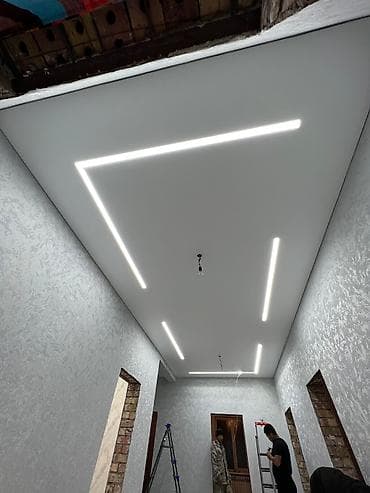 Натяжной потолок: Натяжной потолок Глянцевое, Матовое, 3D потолки Гарантия, Бесплатная консультация, Бесплатный замер — 5