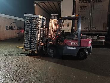 srv 2: Погрузчик, Nissan, Колесный, Вилочный — 1