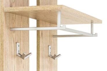 купить прихожую бу: Панель вешалка (Oskar Вешалка 60), коллекции Оскар, Дуб Санремо — 3