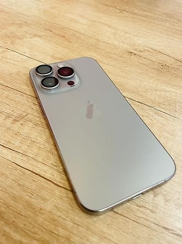 айфон se1: IPhone 15 Pro, Б/у, 256 ГБ, Natural Titanium, Кабель, 85 % — 6