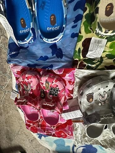 bape обувь: Сабо, 37, 38, 39, Crocs, Новый, Самовывоз, Бесплатная доставка — 2