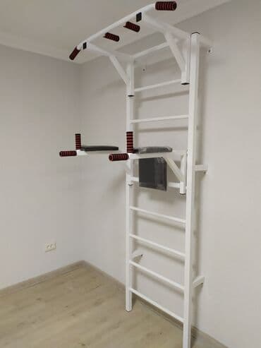 турник домашний настенный: Шведская стенка (эконом) Крепление к стене. Новая. Турник и брусья — 1