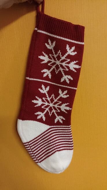 декор на новый год: Новогодний сапог, носок, для подарка — 4