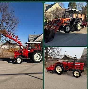 Японский мини трактор Yanmar YM 2620D с фрезой. свежий с Японя