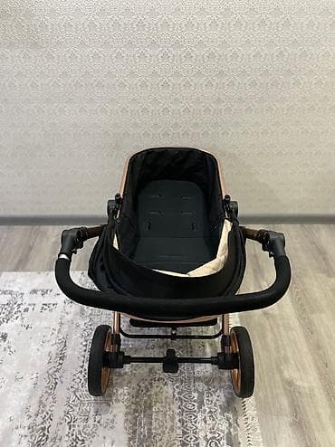 spider men: Коляска, цвет - Золотой, Б/у — 3