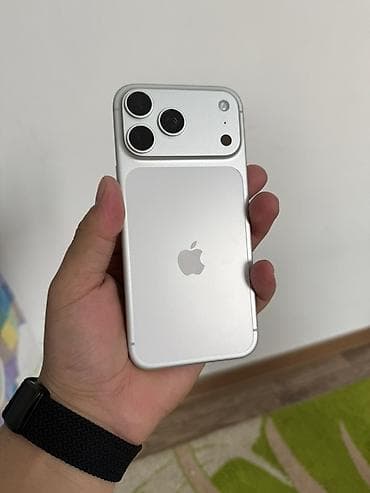 xr 64: IPhone 17 Pro Max, Б/у, 256 ГБ, Серебристый, Коробка, 100 % — 4
