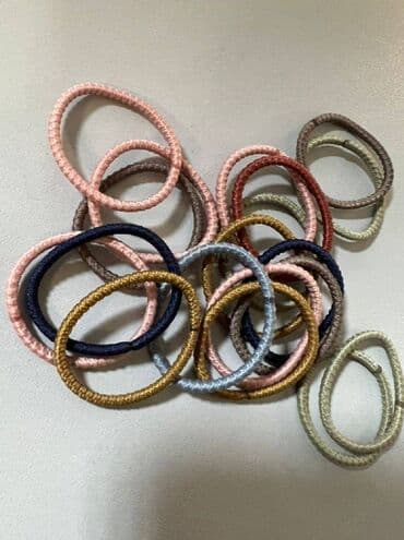 кранштейн для вещей: Резинки для волос 100 штук, диаметр 3 см — 2