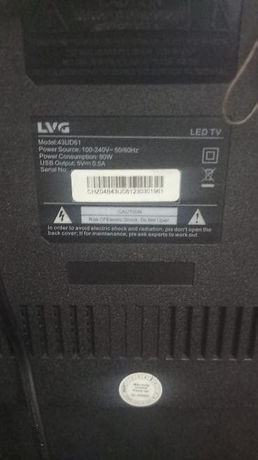 купить экран для телевизора lg 43 дюйма: Смарт‑телевизор LVG 43UD61, LED - Диагональ: 43" - Платформа: Smart — 2