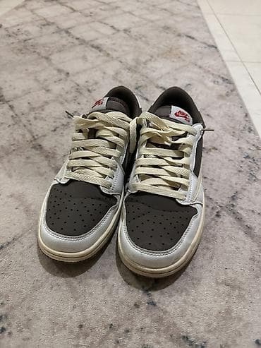 джордан 1: Мужские кроссовки, 41, 41.5, Nike, Новый, цвет - Коричневый, Платная доставка, Самовывоз — 2
