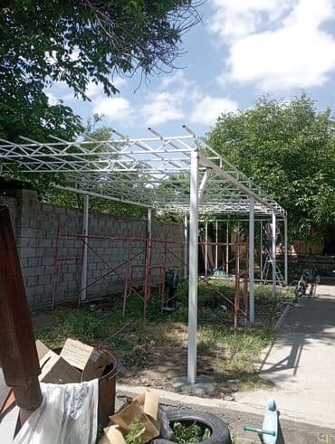 накрыть крышу: Металлический навес с крышей из прозрачного или полупрозрачного — 6