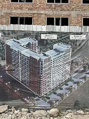 съемная квартира бишкек: 2 комнаты, 73 м², Элитка, 14 этаж, Готовая ПСО (под самоотделку) — 2