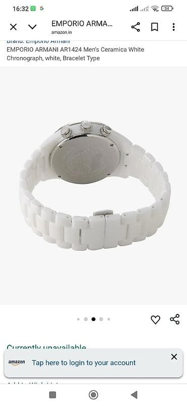 Личные вещи: Продаю наручные часы Emporia Armani ar 1424 111101,сто процентов — 5