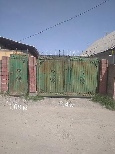 качели бу: Дарбаза сатылат. Параметры: 3.4 м + 1.08 м. Возможно доставка по — 1