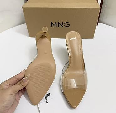 Сабо, 36.5, 37, Mango, Новый, цвет - Бежевый, Самовывоз, Платная доставка — 3