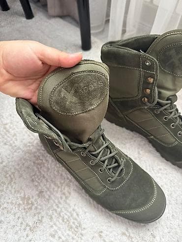 обувь для туризма: Тактические/треккинговые ботинки X-BOY (оливковый) - Высокая модель с — 2