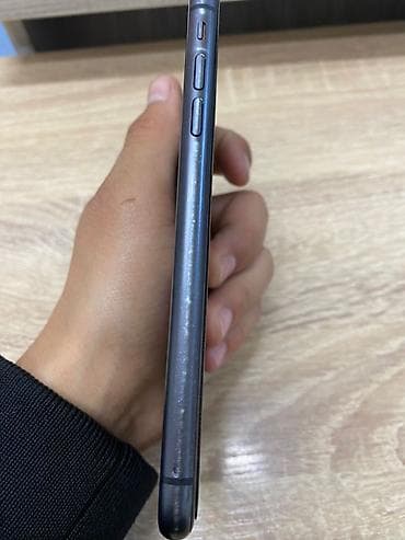 Уюлдук телефондор жана аксессуарлар: IPhone 11, Колдонулган, 128 ГБ, Black Titanium, Каптама, 74 % — 7