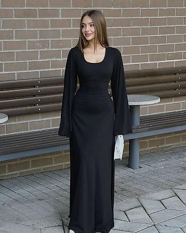 Плащи: Повседневное платье, Осень-весна, Длинная модель, Трикотаж, Лапша, Стандарт — 3