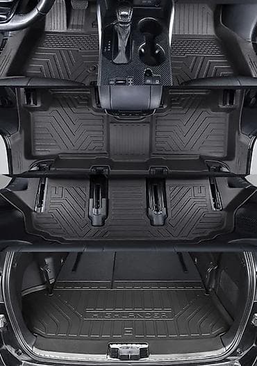 3D Полики Для салона Toyota, цвет - Черный