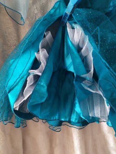 национальный костюм для детей: Детское платье, цвет - Зеленый, Б/у — 4