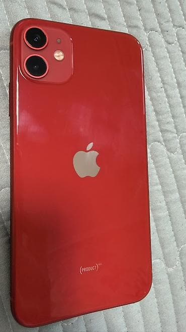 iphone lalafo: IPhone 11, Красный, Коробка, 72 % — 4