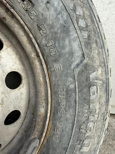 Унаа: Дөңгөлөктөр монтажда 185 / R 14, Жай, Колдонулган, 1 даана, Жеңил коммерциялык транспорт (C/LT), Темир — 2