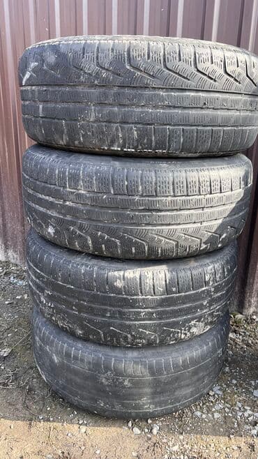 зимние шины на ниву 21214: Колеса в сборе R 17, Б/у — 9