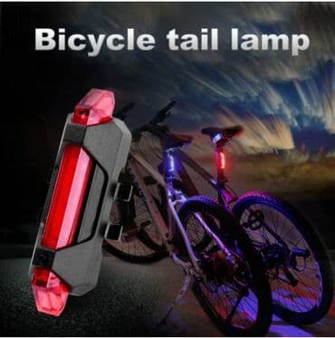 световое оборудование: Фонарь велосипедный светодиодный задний, вело фонарь Задний фонарь — 2