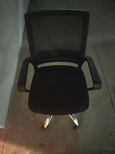 Балдар эмереги: Офис креслолор, Дөңгөлөктүү, түсү - Кара — 1