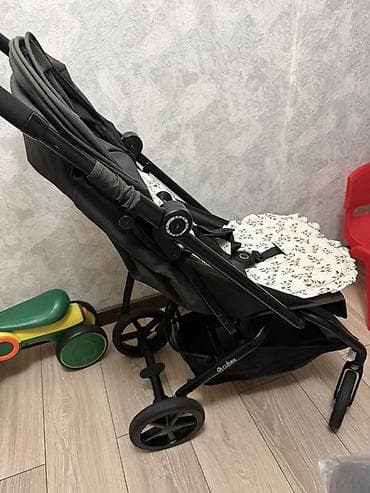 cybex balios: Коляска прогулочная Cybex Eezy S (серый текстиль, чёрная рама) — 2