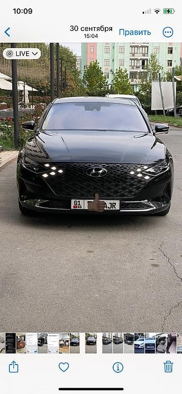 Продажа авто: Hyundai Grandeur: 2022 г., 2.4 л, Автомат, Гибрид, Седан — 10