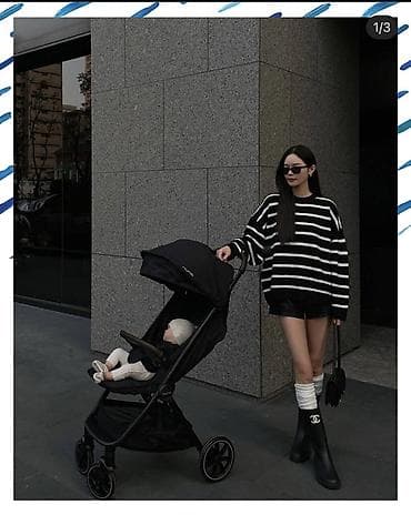 foo foo: Коляска, цвет - Черный, Б/у — 8
