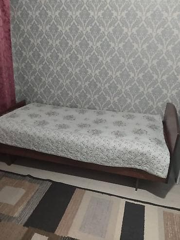 Офис эмереги: Бир кишилик керебет, Матрасы бар, узуну - 200 см — 1