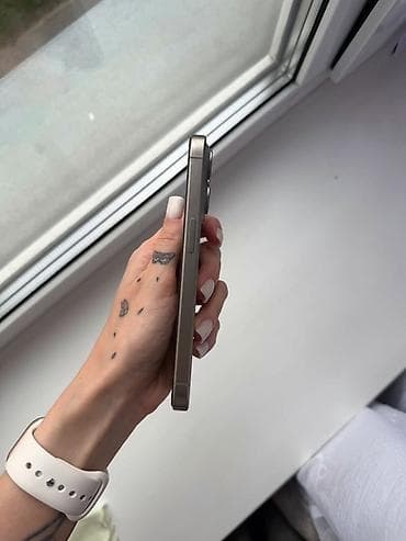 iphone хs max: IPhone 15 Pro, Б/у, 128 ГБ, Natural Titanium, Коробка, 82 % — 7