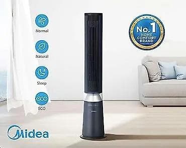 Напольный вентилятор Midea Tower Fan — тихая прохлада и стиль в вашем