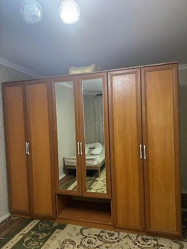 small table: Шифоньер, шкаф для одежды, Б/у, Прямой, ЛДСП — 7